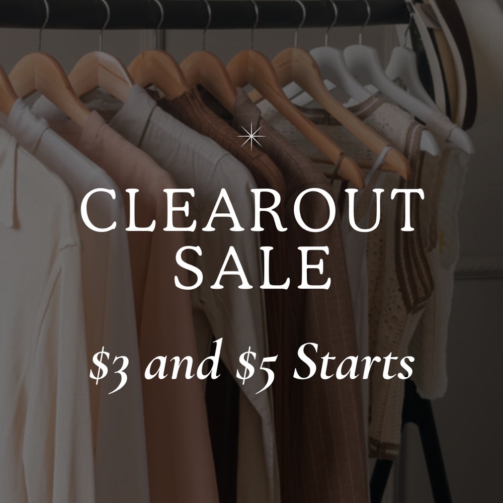 Closet Clearout